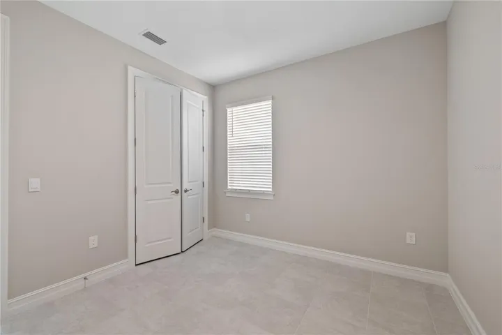 Bedroom #3 built-in closet