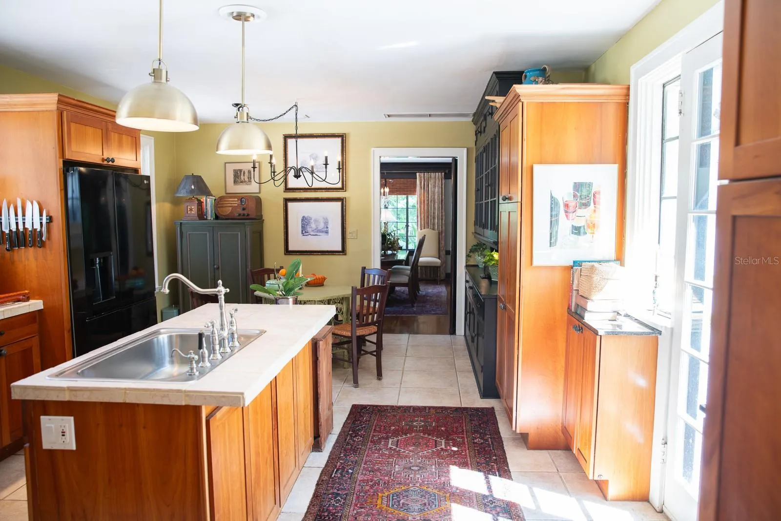 Kitchen in main residence. (Alternate view.)