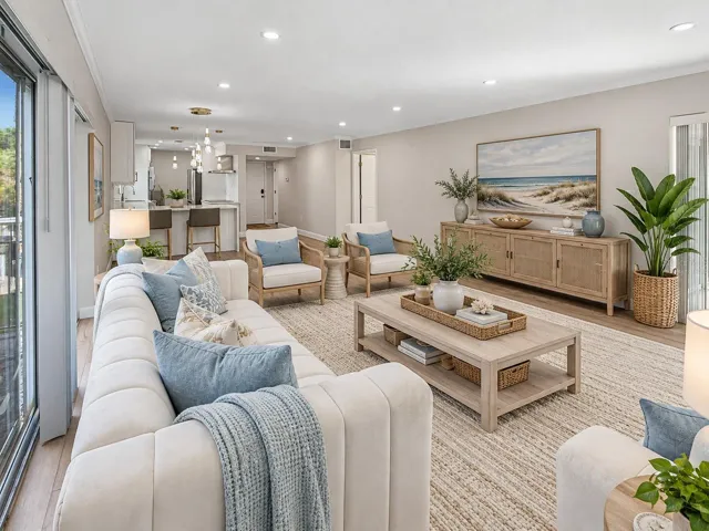 Living Room Virtually Staged