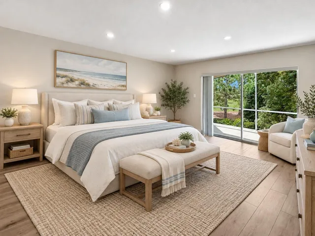 Primary Bedroom Virtually Staged