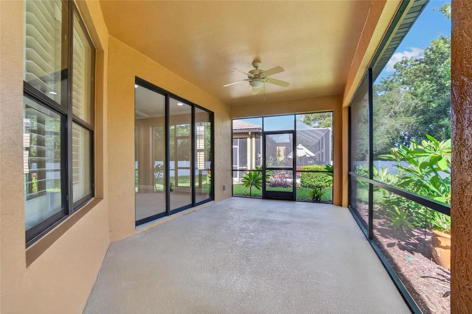 Screened lanai