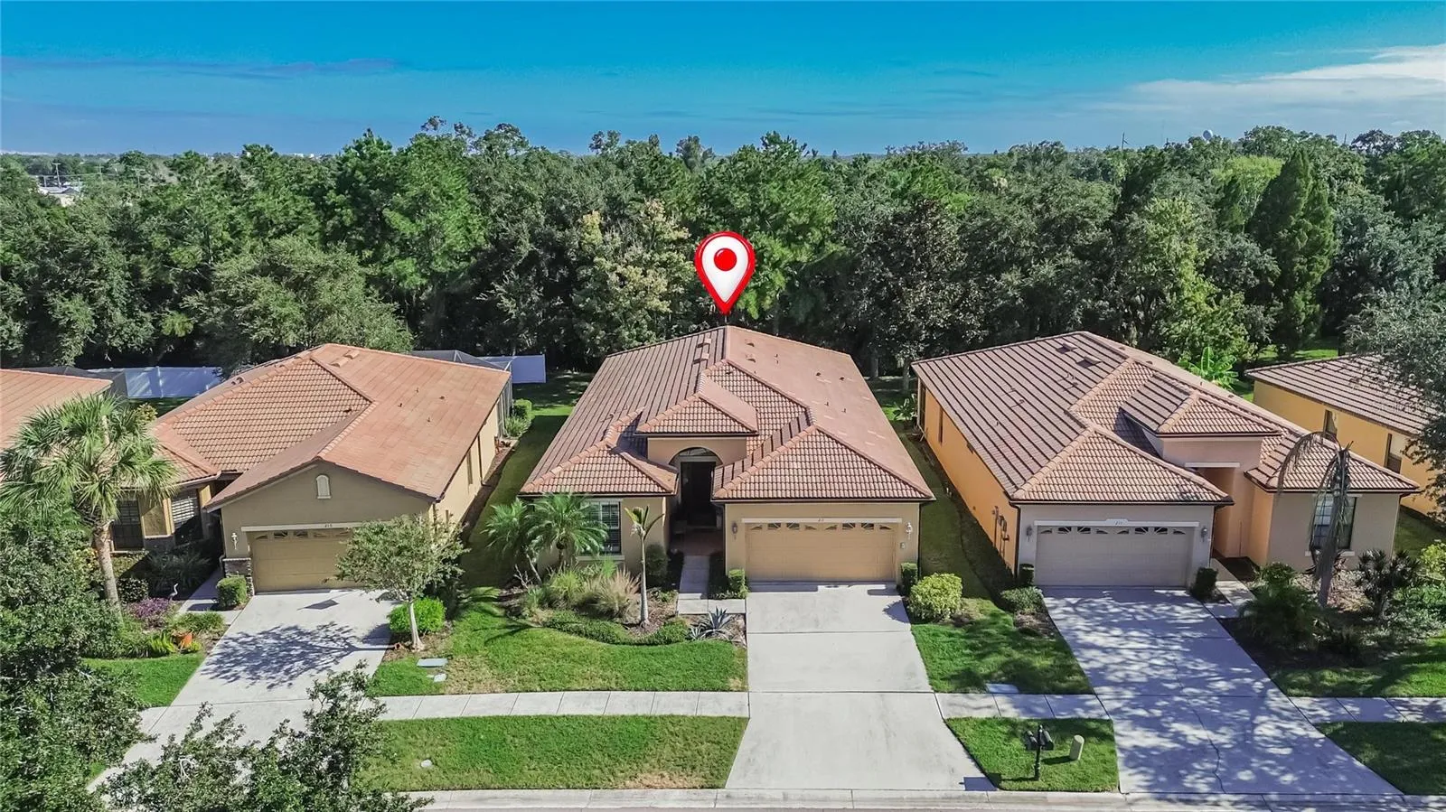 Aerial view of Property