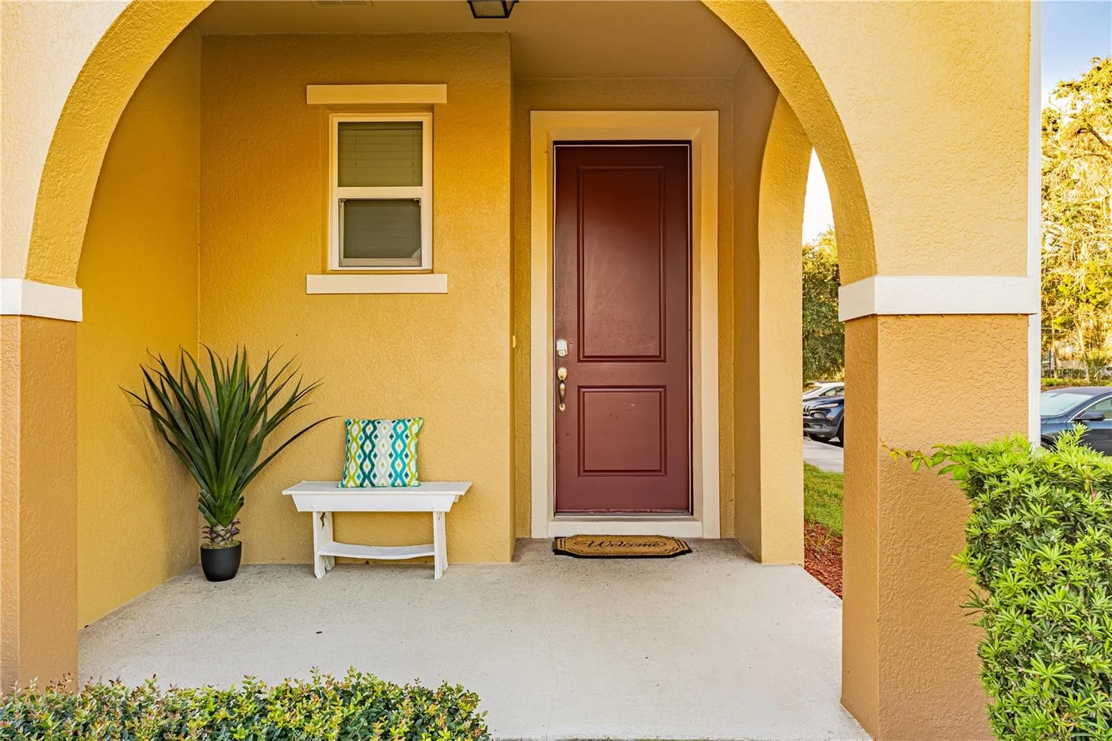 Charming covered porch