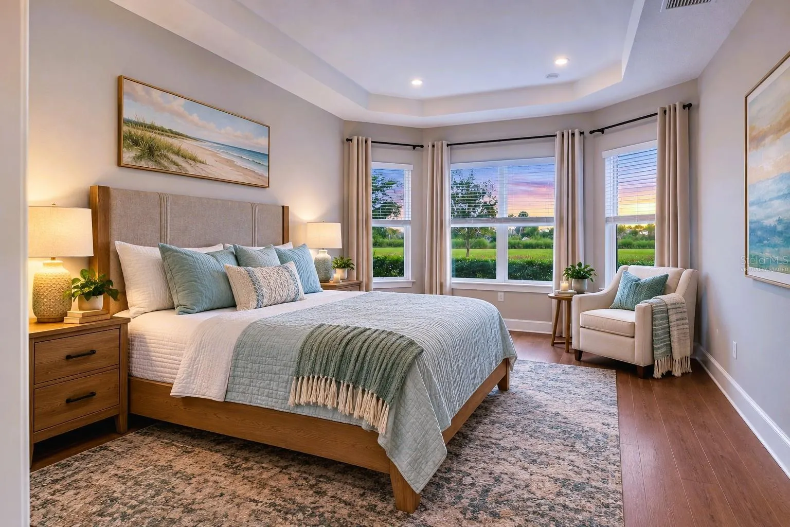 Primary Bedroom Virtually Staged