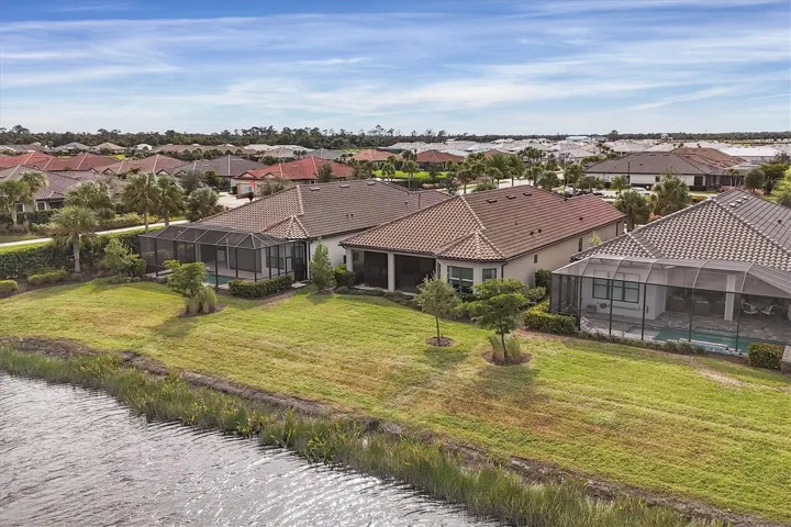Home Backs Up To A Pond