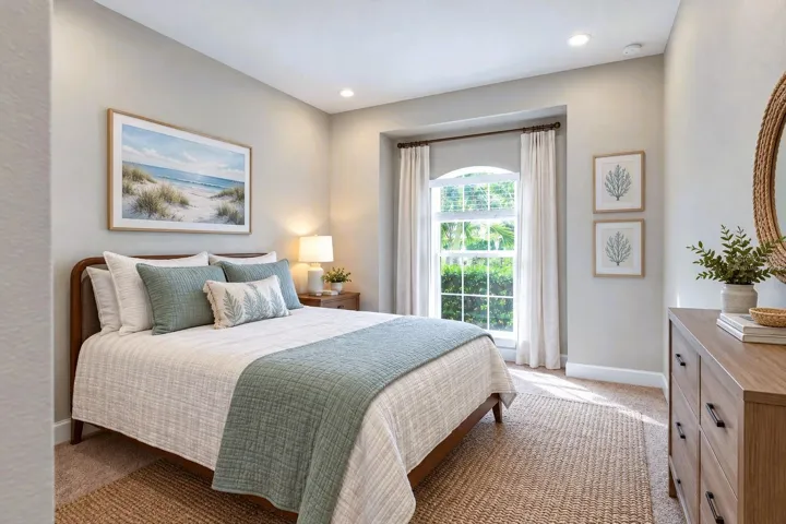 Guest Bedroom Virtually Staged