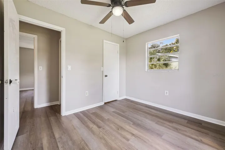 2nd Bedroom has a Walk In Closet.