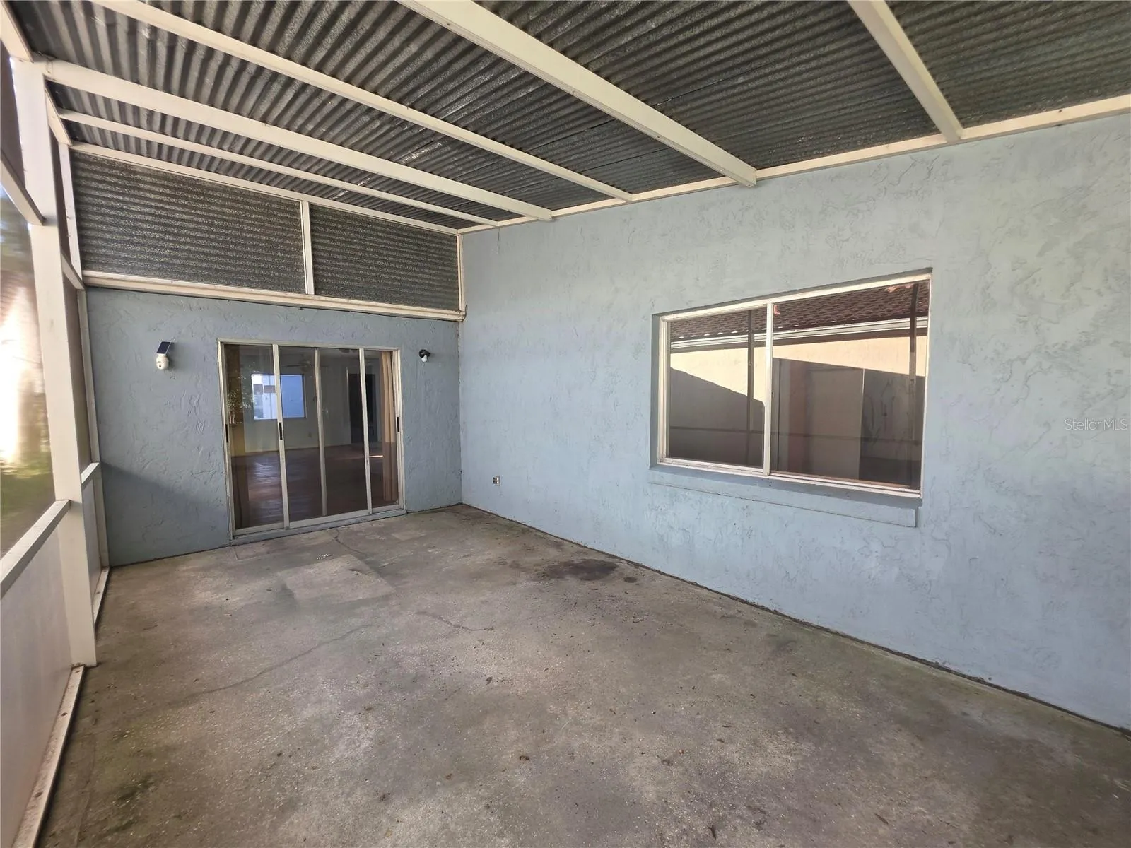Back screened patio