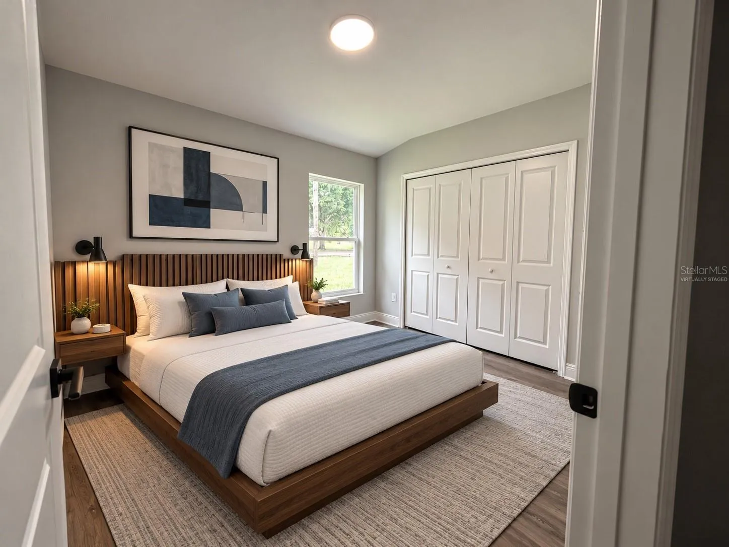 Bedroom - virtually staged