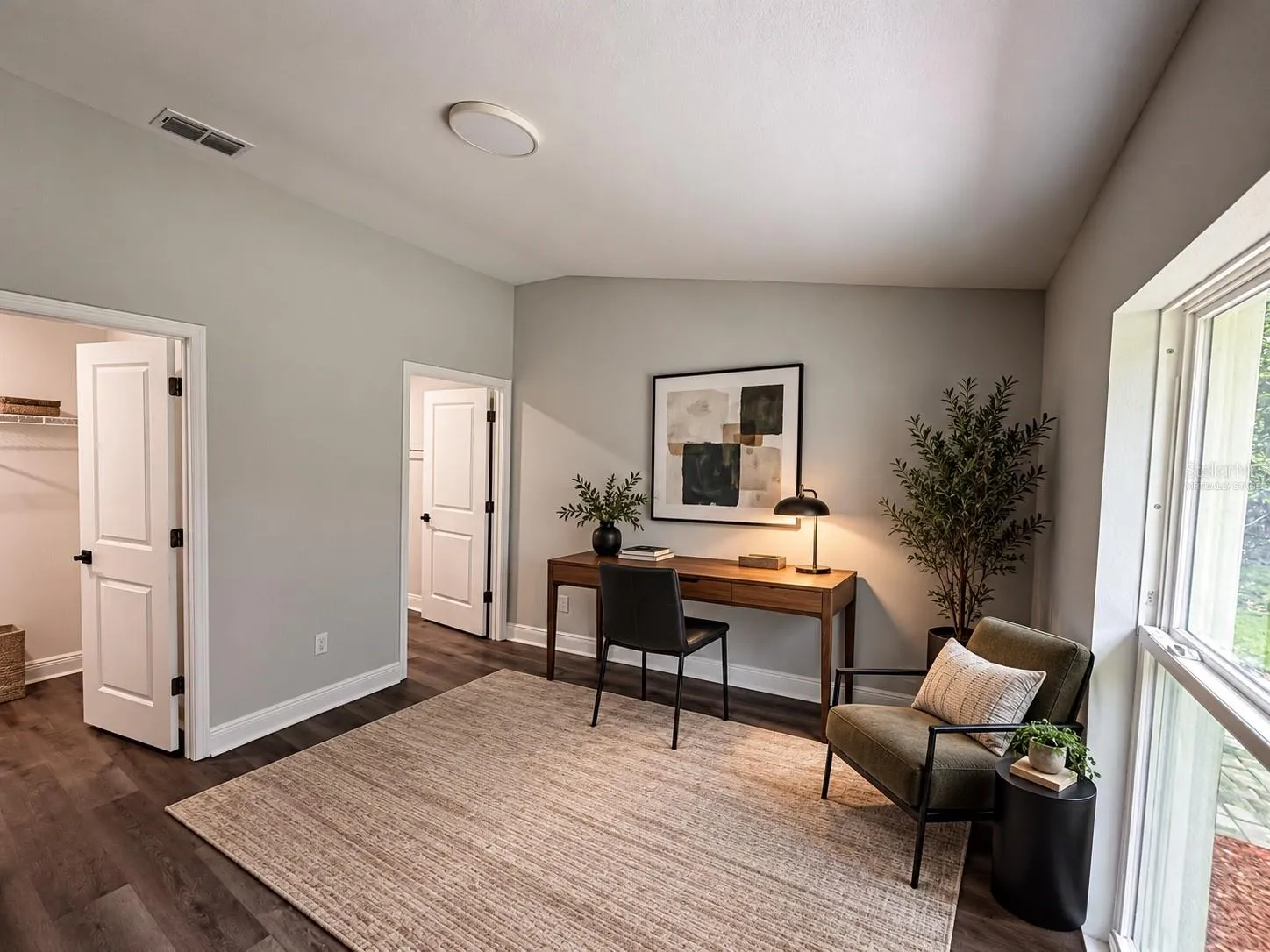 Office or bedroom - virtually staged