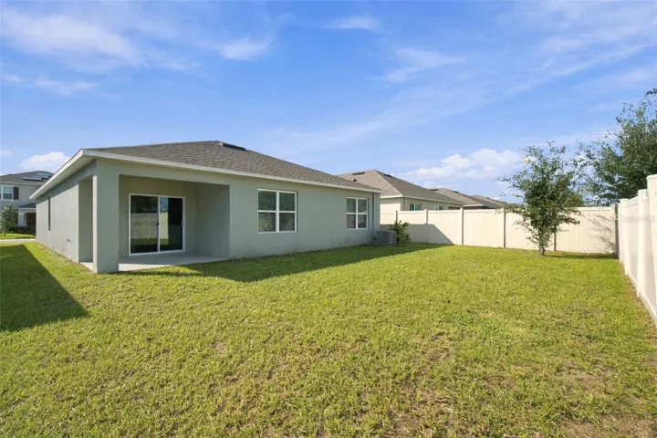 Rear view, Backyard