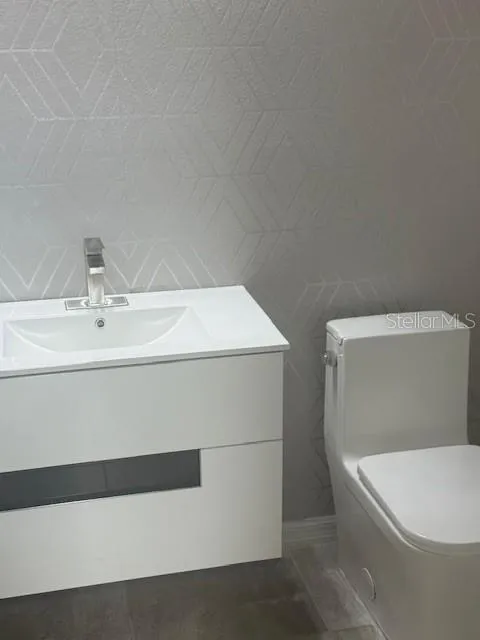 Half bath on main level.