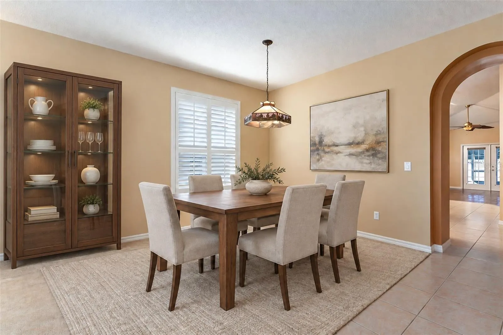 Virtually Staged Dining Room