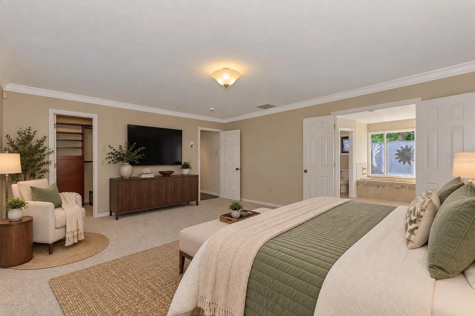 Master Bedroom - virtually staged