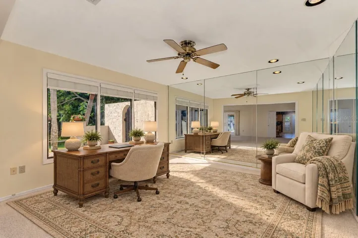 Home Office/Den - virtually staged