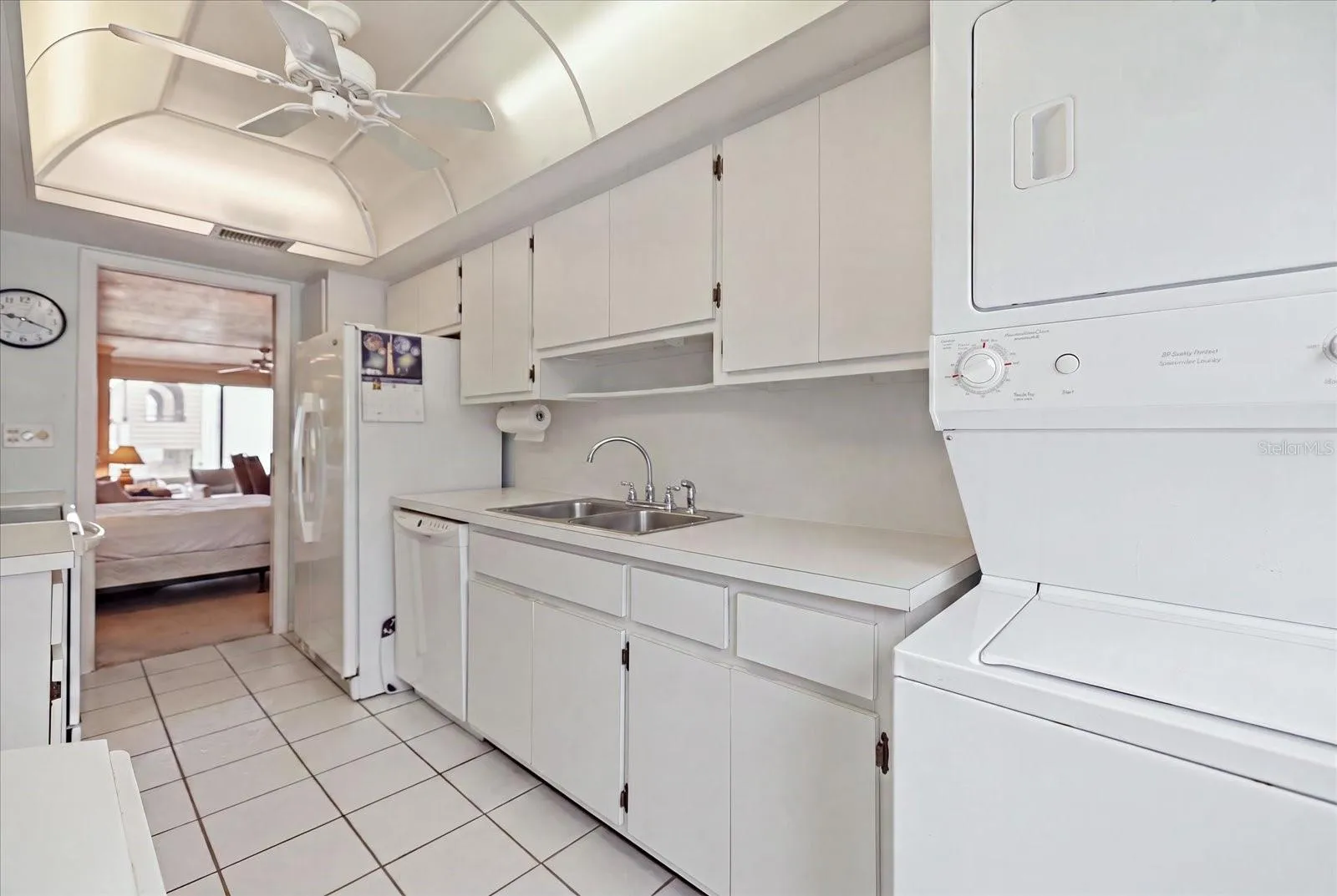 Kitchen + Washer and Dryer