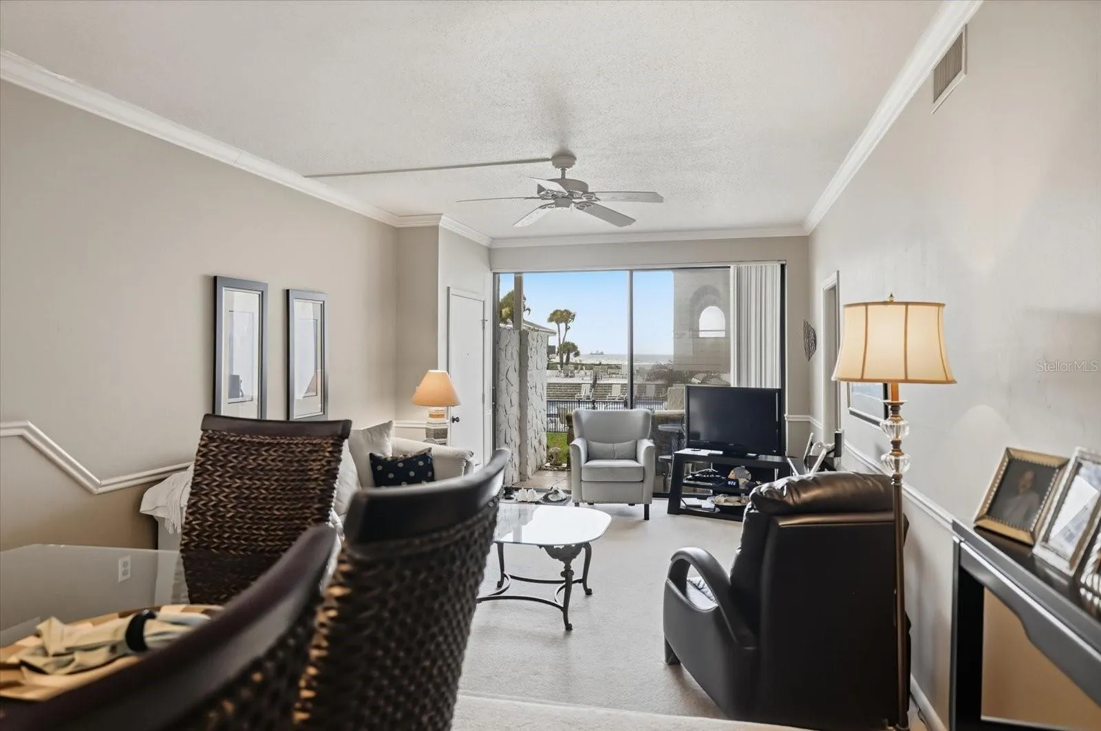 Dining room to Living Room, with a view!