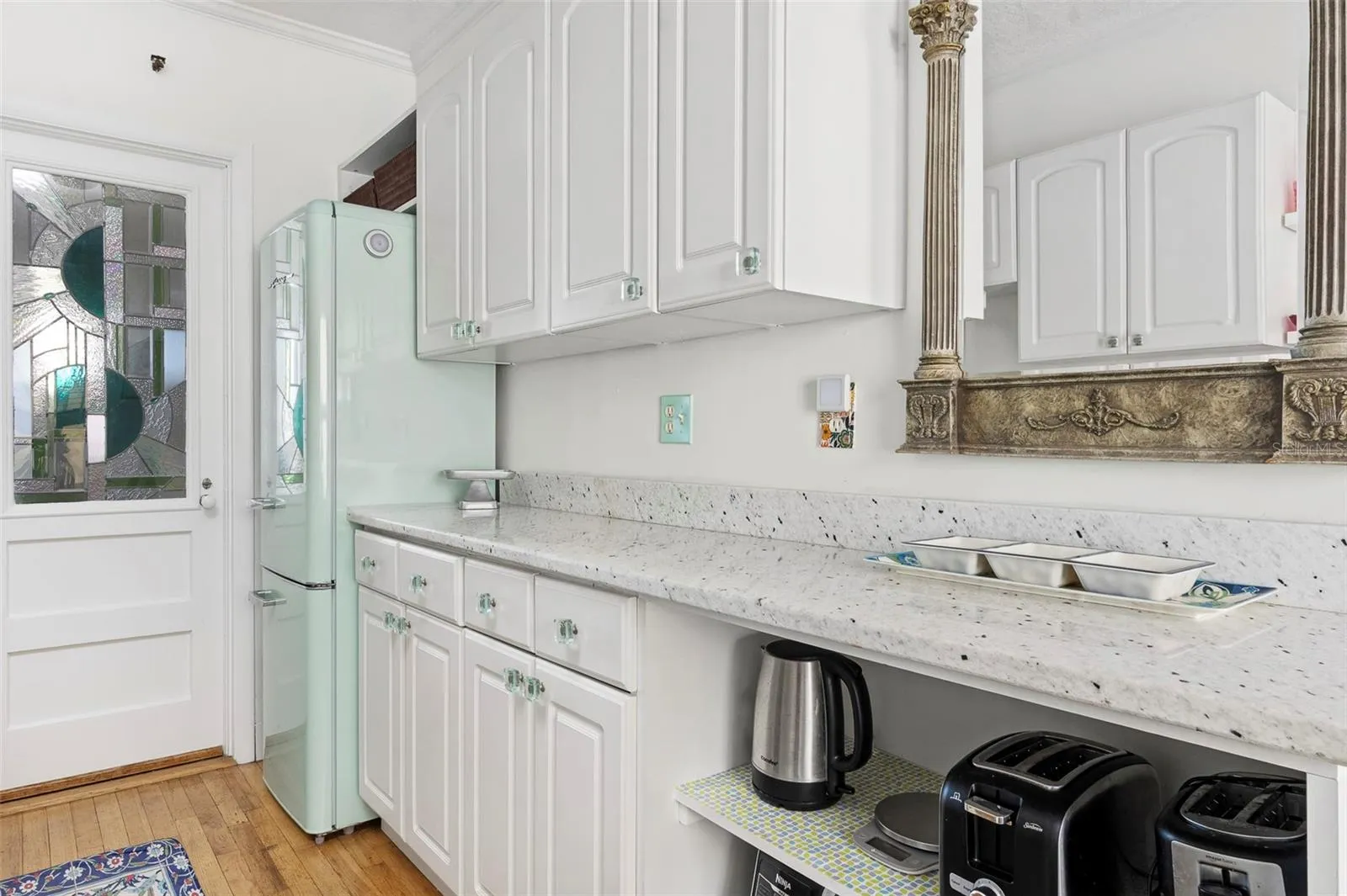 Great Prep Area and Cabinets