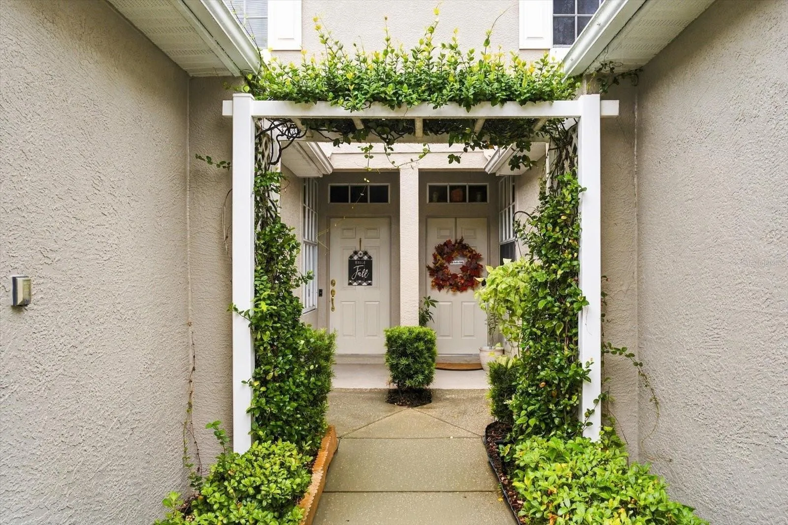Walkway to front door