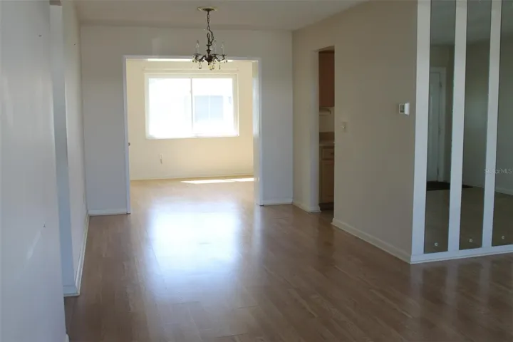 Dining Area Viewed from Living Rm