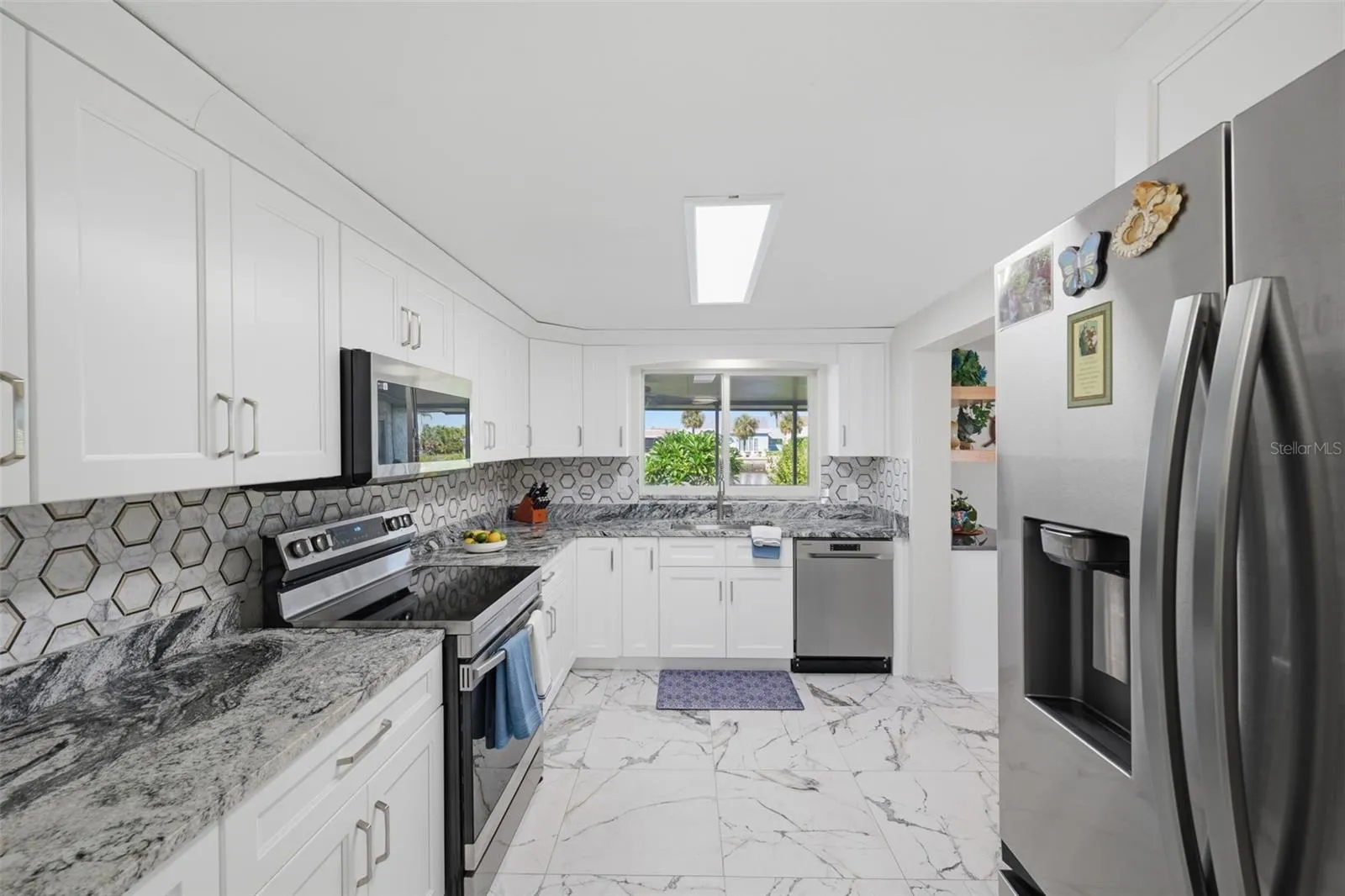 New updated kitchen.  Granite countertops
