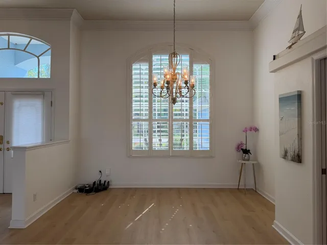 Formal dining area