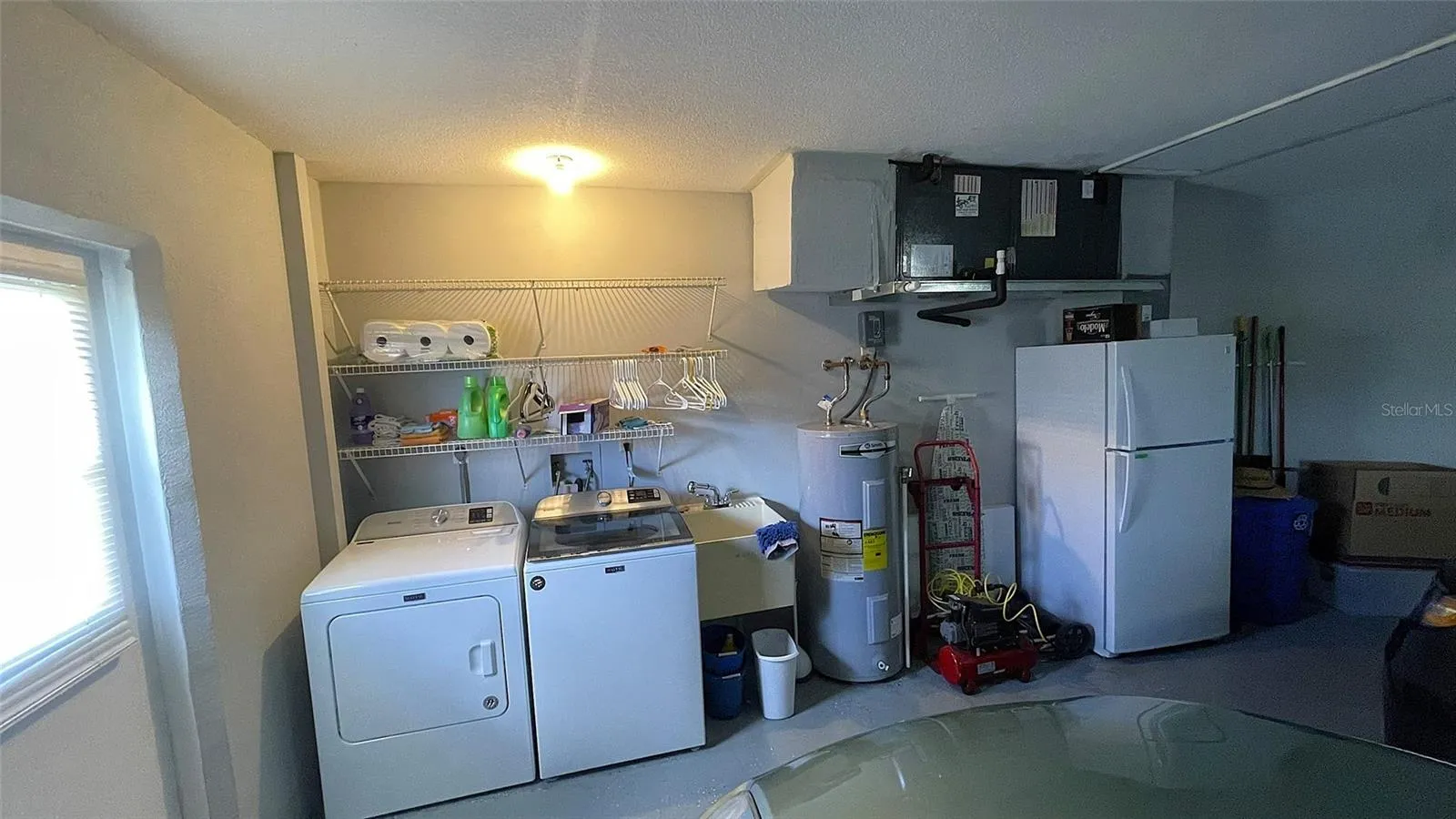 Laundry Area in garage