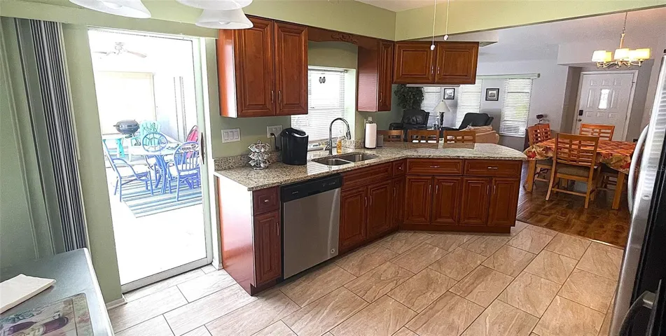 Kitchen w/ access to Lanai
