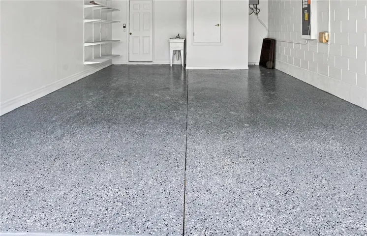 Newly Epoxied Garage Floors