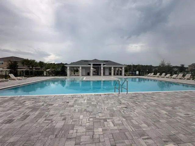 Community pool and cabana
