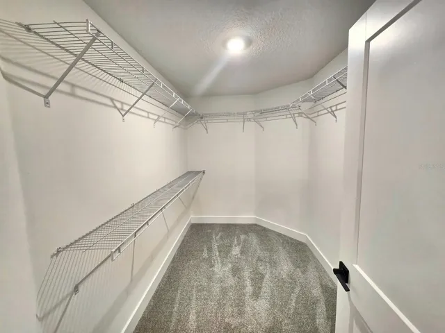 Primary walk-in closet