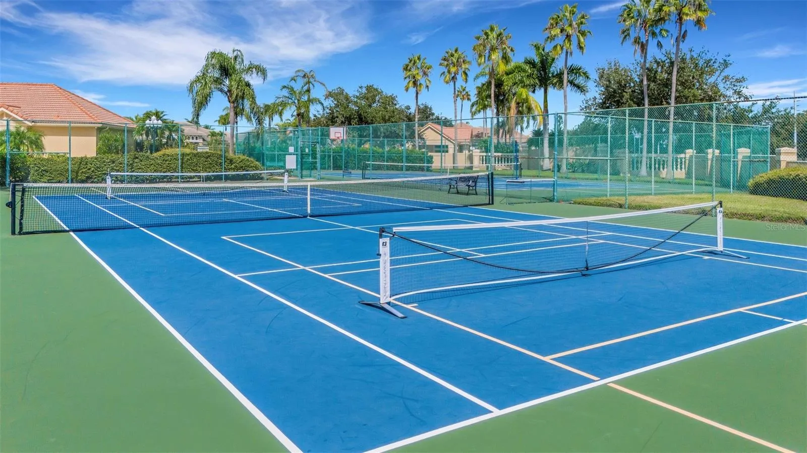 tennis courts