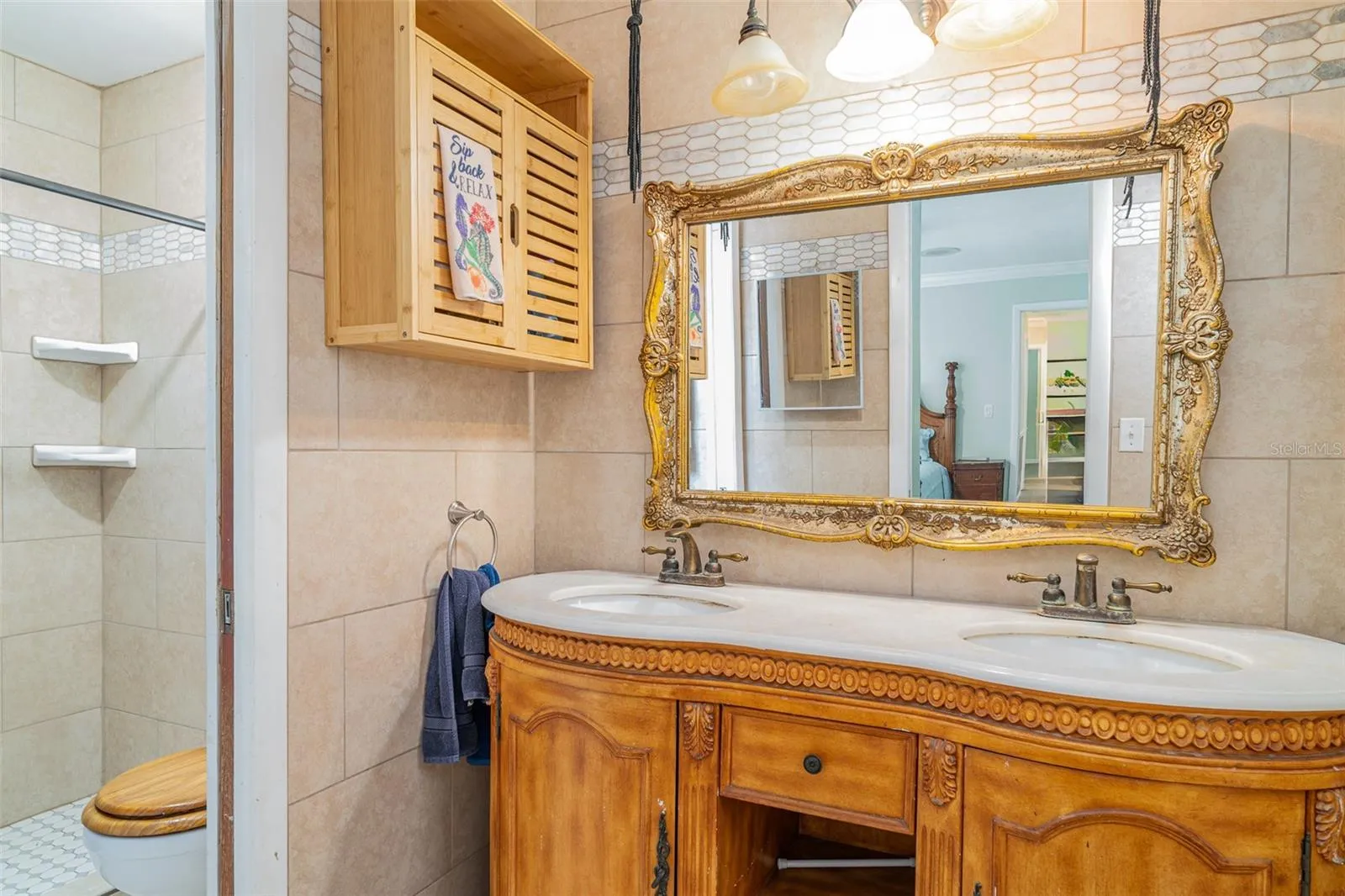 Primary Bath   with Pool Access