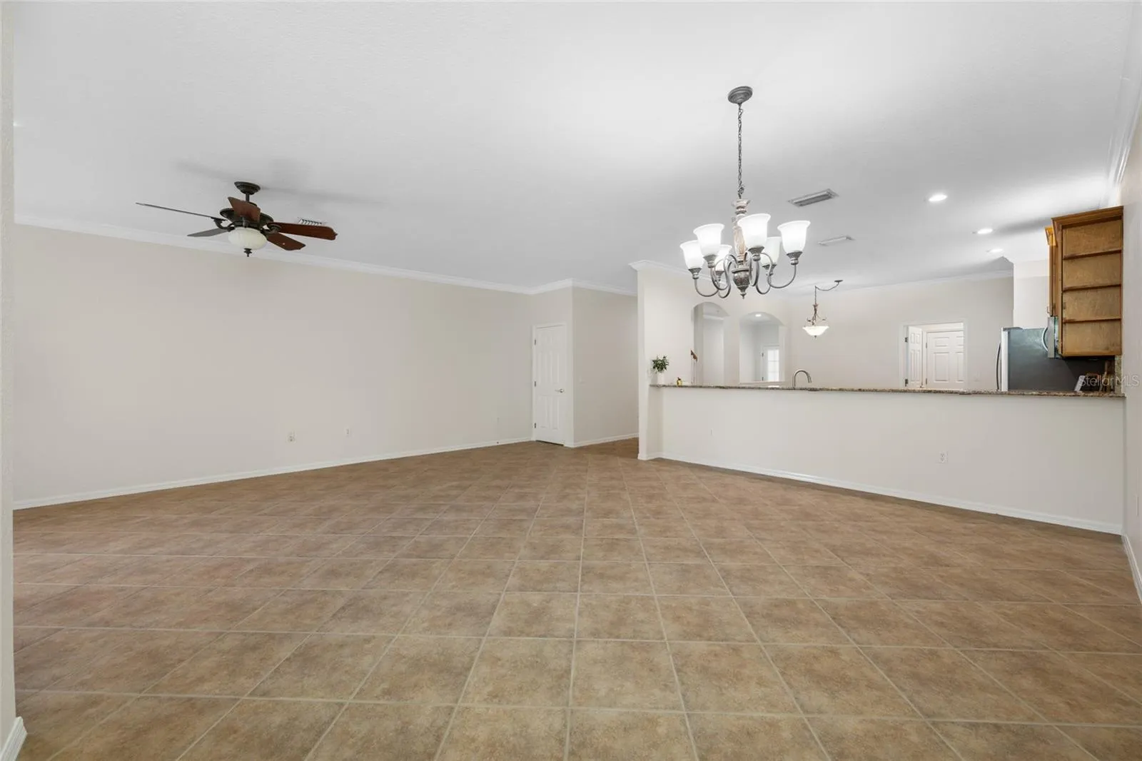 View From Corner of Dining Rm to Great Rm!