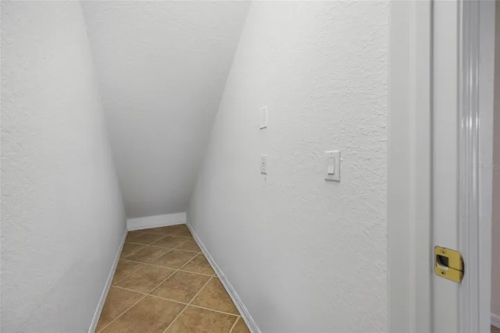 Lg. Storage Closet Under Stairs w/Light!