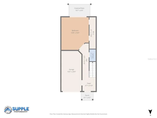 First floor plan with room measurements. Measurements are approximate; buyer to verify.