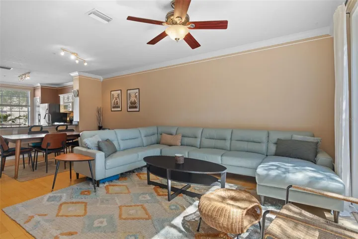 Living and dining area