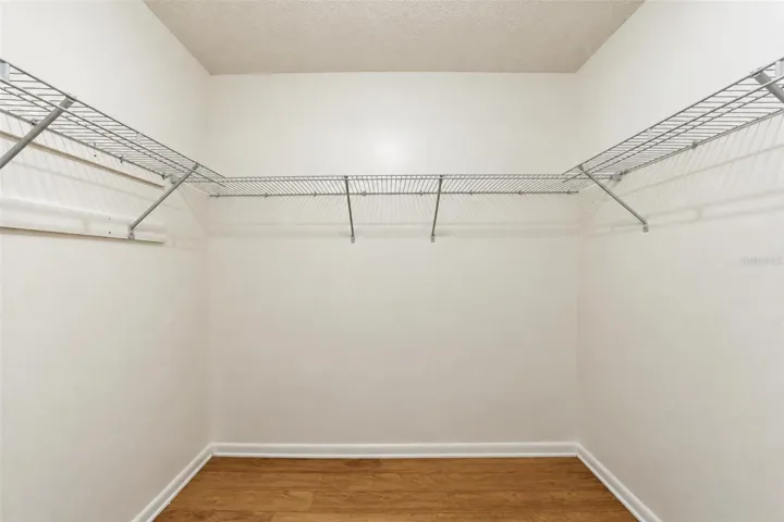 Primary walk-in closet