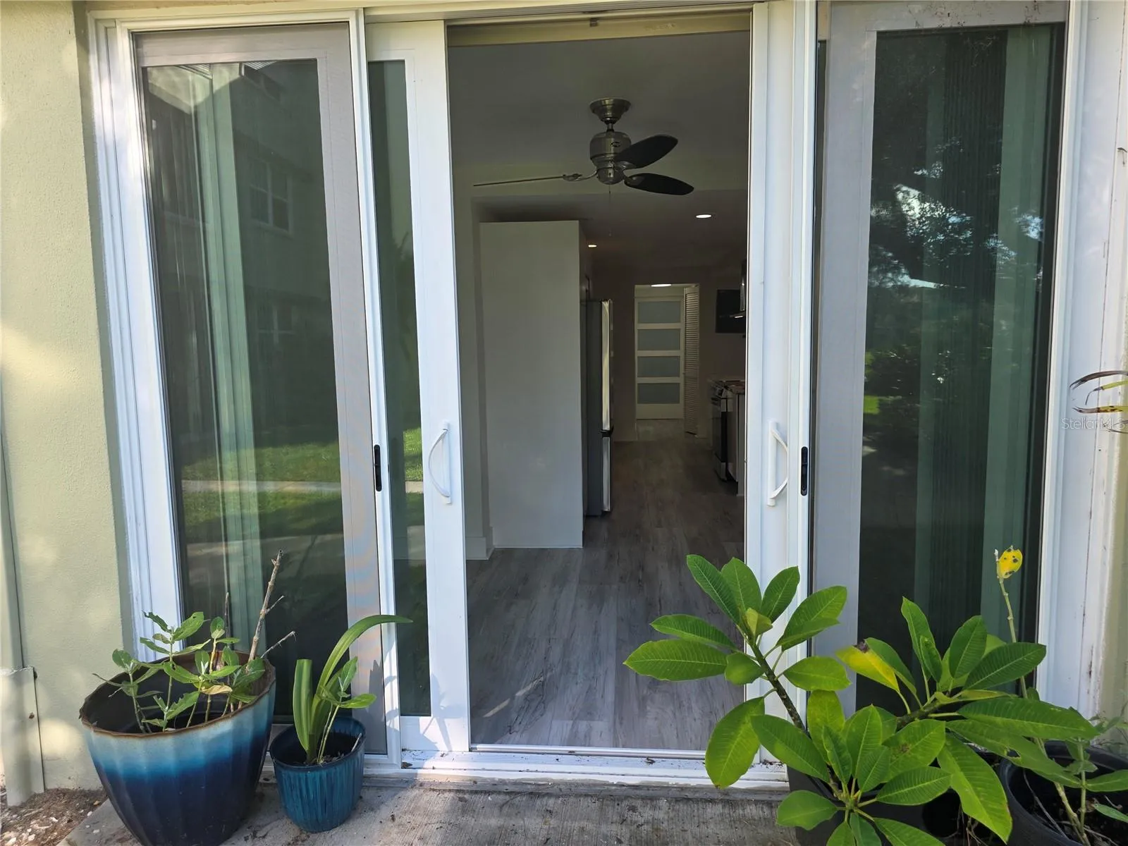 Rear patio