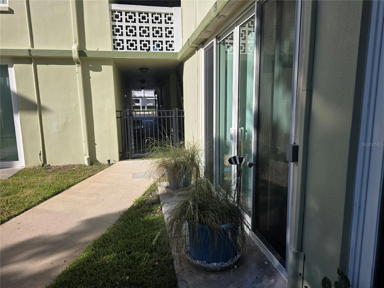 laundry area just steps away