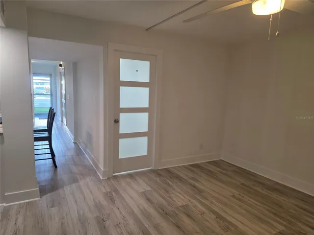 Looking from rear to the front