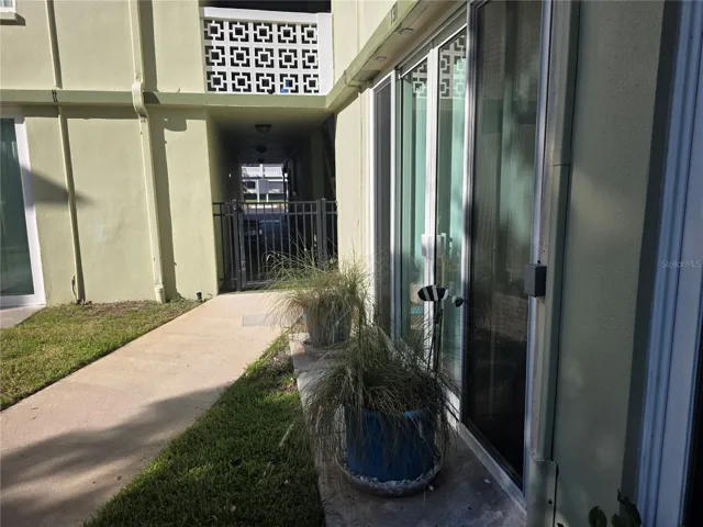 laundry area just steps away