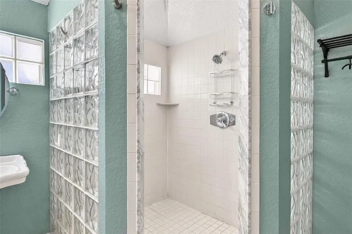 Primary large walk in shower