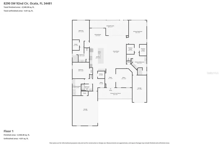 2021 Aberdeen floor plan with room dimensions, showcasing a thoughtfully designed split-bedroom layout with two spacious primary suite options—ideal for extended guests, multigenerational living, or those seeking additional privacy and comfort.