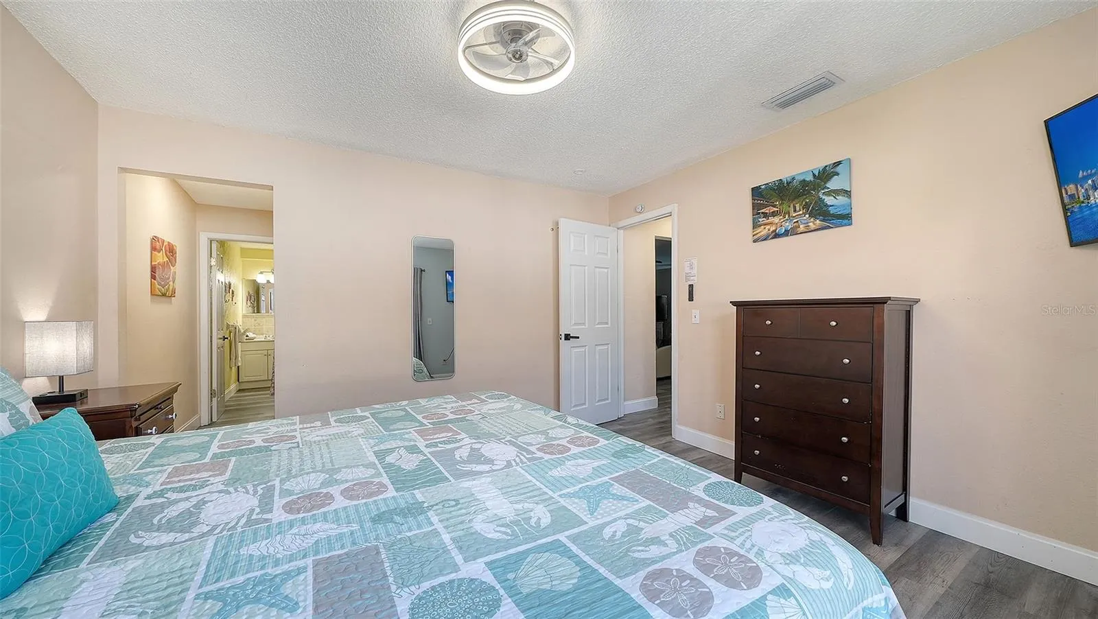 Unit B, Primary Bedroom.