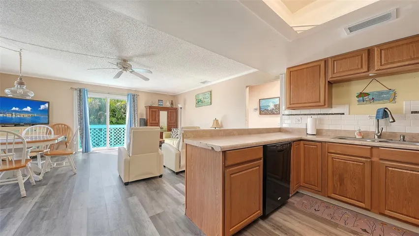 Unit B, Kitchen.