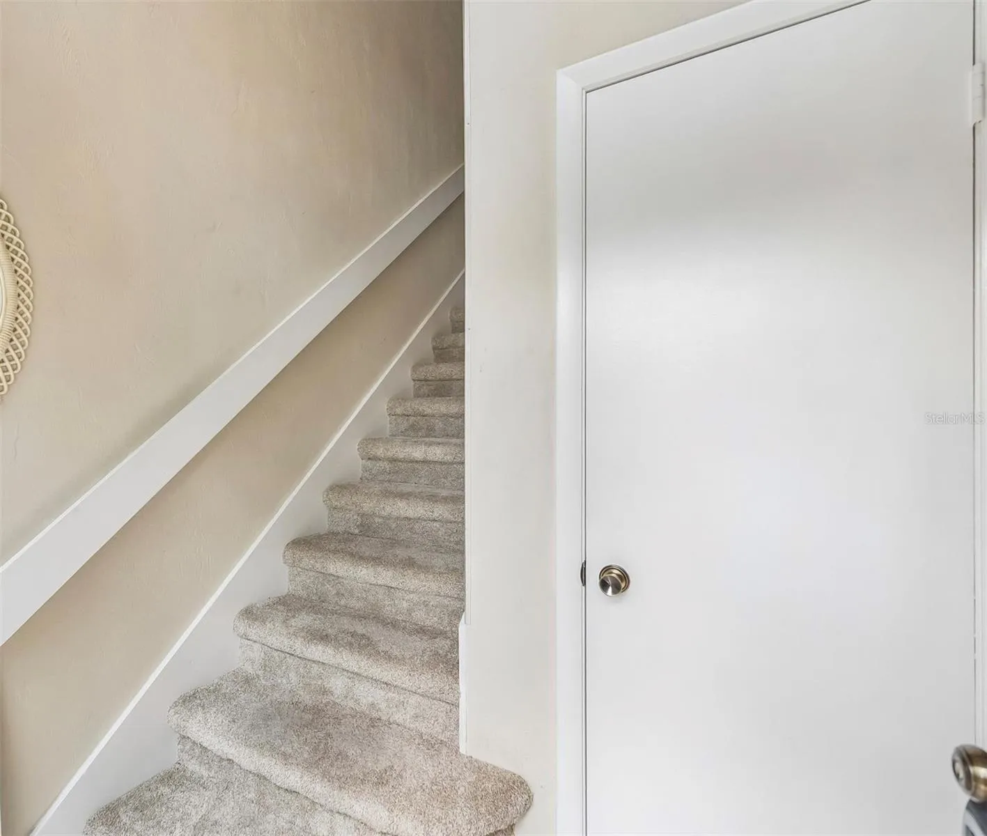 Staircase and Foyer Closet