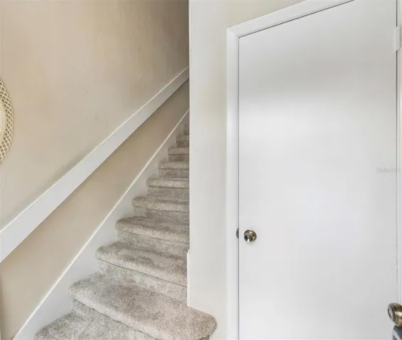 Staircase and Foyer Closet