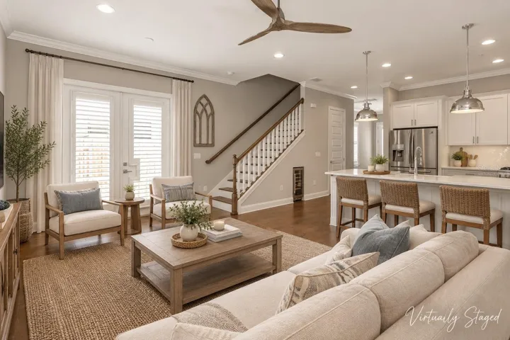 Virtually Staged - Living Room