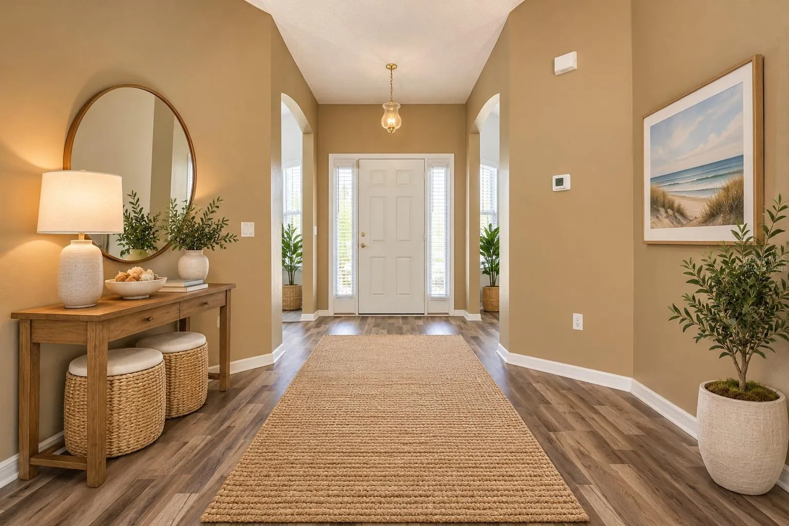 Virtually Staged Foyer